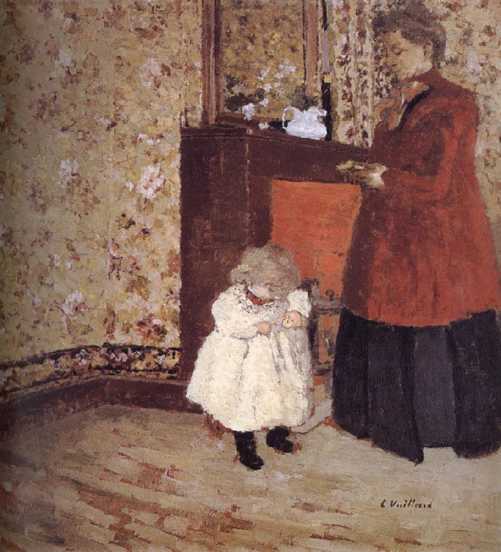 Edouard Vuillard Wife and children oil painting image